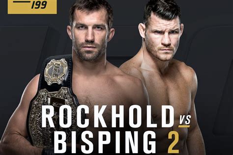 ufc 199 fight card|UFC 199: Rockhold vs. Bisping 2 Fight Results .